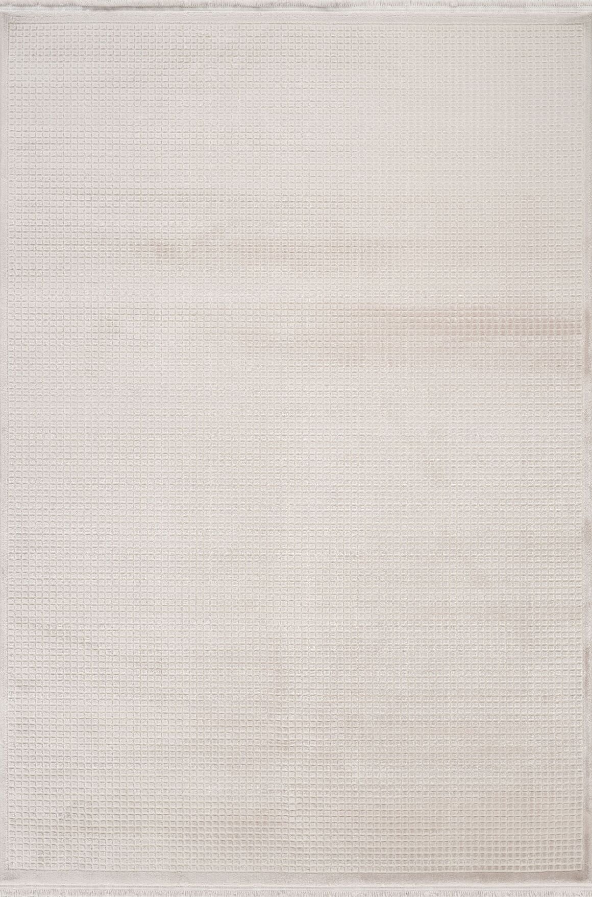 Safran 8123SA Bej - Akrilik Dokuma Halı | Saçaklı Salon Halısı